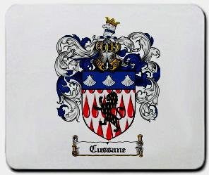 Cussane coat of arms mouse pad