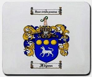 Flynn coat of arms mouse pad