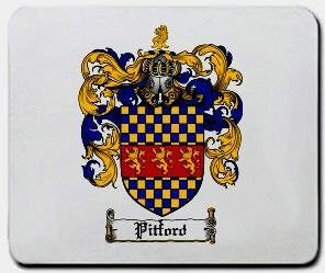 Pitford coat of arms mouse pad