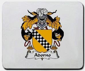 Adorno coat of arms mouse pad