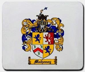 Mahoney coat of arms mouse pad