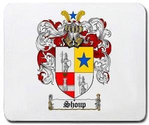 Shoup coat of arms mouse pad