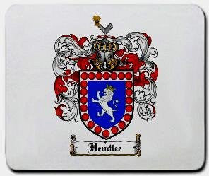 Hendlee coat of arms mouse pad