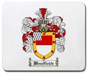 Woodfielde coat of arms mouse pad