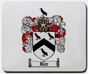 Rice coat of arms mouse pad