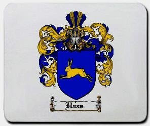 Haas coat of arms mouse pad