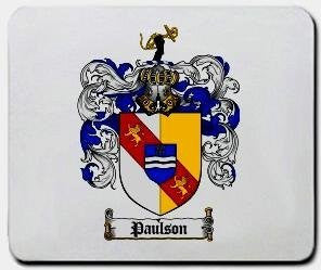 Paulson coat of arms mouse pad