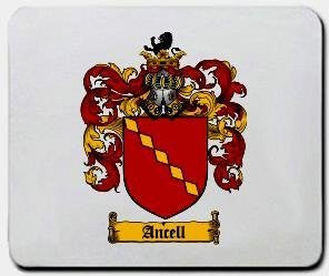 Ancell coat of arms mouse pad
