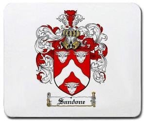 Sandone coat of arms mouse pad