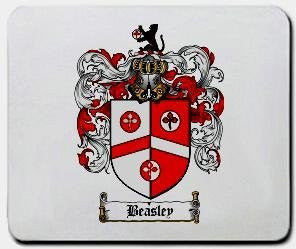 Beasley coat of arms mouse pad