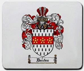 Darden coat of arms mouse pad