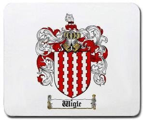 Wigle coat of arms mouse pad