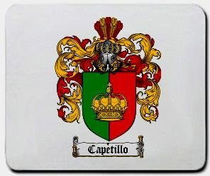 Capetillo coat of arms mouse pad