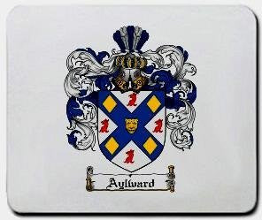 Aylward coat of arms mouse pad