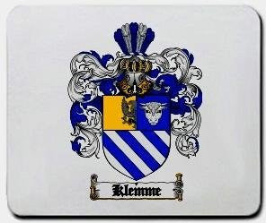 Klemme coat of arms mouse pad