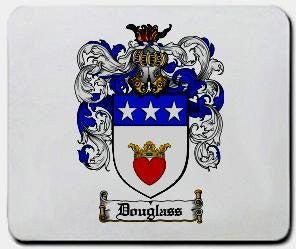 Douglass coat of arms mouse pad