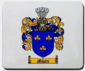 Miotti coat of arms mouse pad