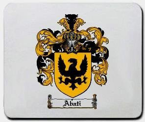 Abati coat of arms mouse pad