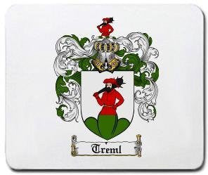 Treml coat of arms mouse pad