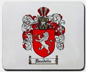 Daudelin coat of arms mouse pad
