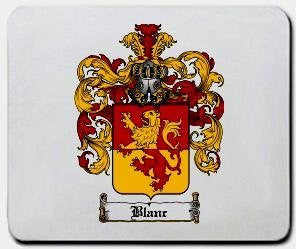Blanc coat of arms mouse pad