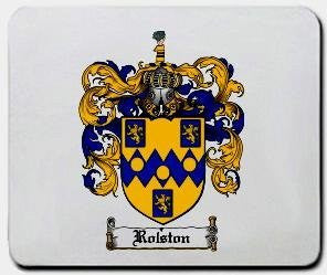 Rolston coat of arms mouse pad