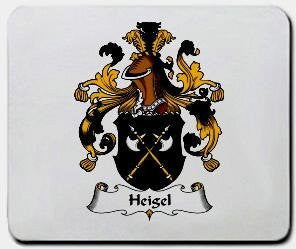 Heigel coat of arms mouse pad