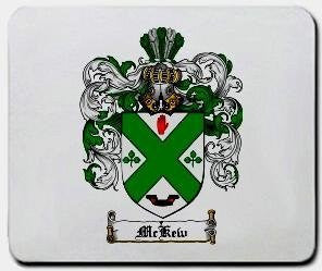 Mckew coat of arms mouse pad