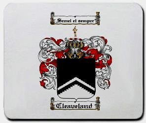 Cleaveland coat of arms mouse pad