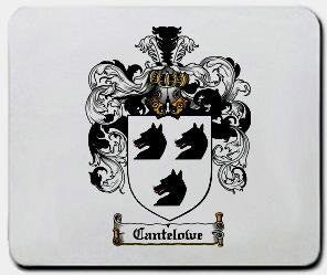 Cantelowe coat of arms mouse pad
