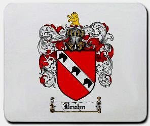 Bruhn coat of arms mouse pad