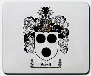 Basil coat of arms mouse pad