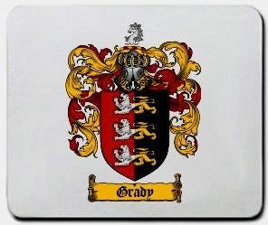 Grady coat of arms mouse pad