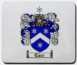 Carr coat of arms mouse pad