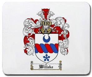 Willeke coat of arms mouse pad