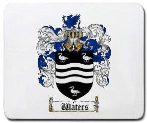 Waters coat of arms mouse pad