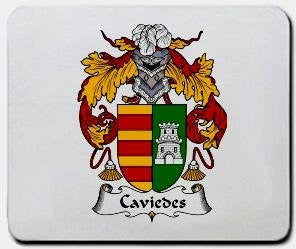 Caviedes coat of arms mouse pad