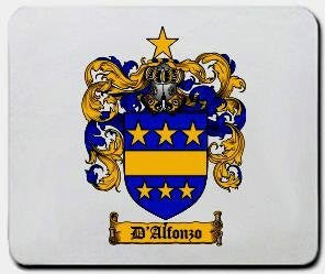 D'alfonzo coat of arms mouse pad