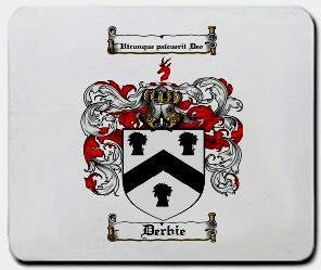 Derbie coat of arms mouse pad