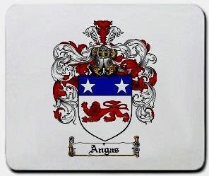 Angas coat of arms mouse pad