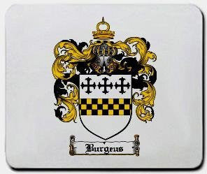 Burgeus coat of arms mouse pad