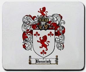 Beemish coat of arms mouse pad