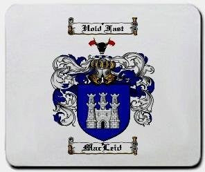 Macleid coat of arms mouse pad