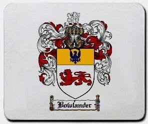 Bowlander coat of arms mouse pad