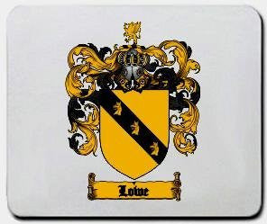 Lowe coat of arms mouse pad