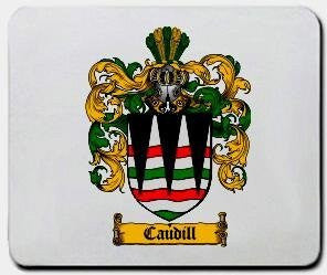 Caudill coat of arms mouse pad