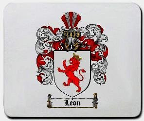 Loeon coat of arms mouse pad