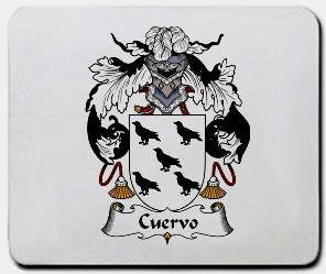 Cuervo coat of arms mouse pad
