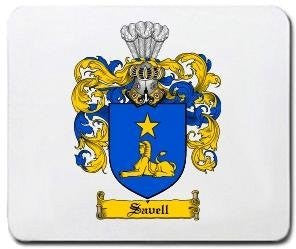 Savell coat of arms mouse pad