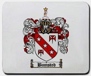 Bumsted coat of arms mouse pad